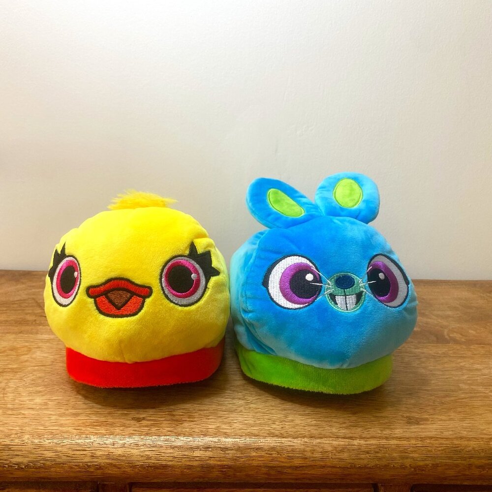 Disney Pixar Ducky & Bunny Toy Story Slippers